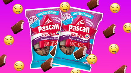 Tip Top and Pascall have come together for a new Pineapple Lump flavour!